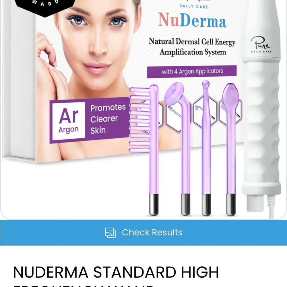 NuDerma Natural Dermal Cell Energy Amplification System - White and Purple